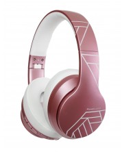 Безжични слушалки PowerLocus - P6 Mattе, розови