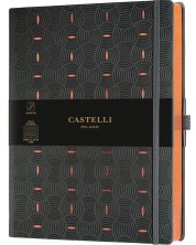Бележник Castelli Copper & Gold - Rice Grain Copper, 19 x 25 cm, линиран -1
