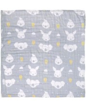 Бебешко муселиново одеяло Playgro - Fauna Friends, 70 х 70 cm -1