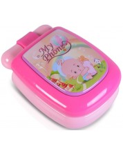 Бебешка играчка Moni Toys - Телефон с капаче, pink -1