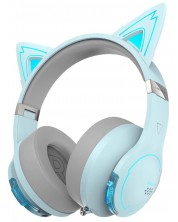 Безжични слушалки с микрофон Edifier - G5BT CAT, сини