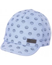 Бейзболна шапка с UV 50+ защита Sterntaler - С котвички, 53 cm, 2-4 години -1