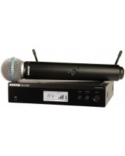 Безжична микрофонна система Shure - BLX24RE/B58-K3E, черна -1