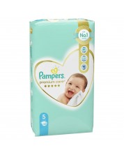 Бебешки пелени Pampers - Premium Care 5, 58 броя -1