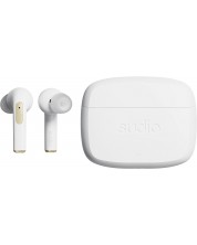Безжични слушалки Sudio - N2 Pro, TWS, ANC, бели -1
