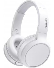 Безжични слушалки с микрофон Philips - TAH5205WT, бели