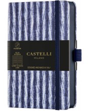 Бележник Castelli Shibori - Twill, 9 x 14 cm, линиран