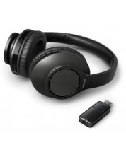 Безжични слушалки с микрофон Philips - TAH6206BK/00, черни -1