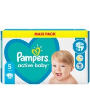 Бебешки пелени Pampers - Active Baby 5, 50 броя -1