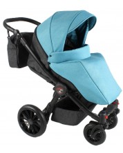 Бебешка количка Adbor - Mio plus, цвят 06, синя -1