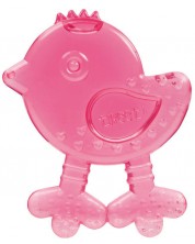 Бебешка водна чесалка Canpol - Пиле, розова -1