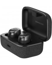 Безжични слушалки Sennheiser - MOMENTUM True Wireless 4, ANC, Black Graphite