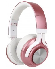 Безжични слушалки PowerLocus - P3 Matte, розови -1