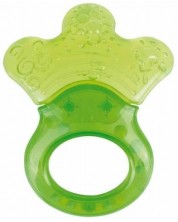 Бебешка водна чесалка с дрънкалка Canpol - Little paw, зелена -1
