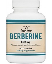 Berberine, 500 mg, 60 капсули, Double Wood