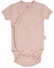 Бебешко боди Bio Baby - Органичен памук, розово -1