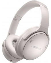 Безжични слушалки с микрофон Bose - QuietComfort 45, ANC, бели -1