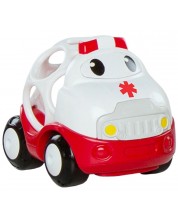 Бебешка играчка Bright Starts - Go Grippers Vehicle, линейка -1
