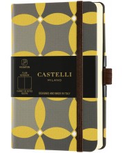 Бележник Castelli Oro - Circles, 13 x 21 cm, бели листове -1