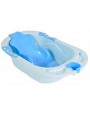 Бебешка вана с подложка Cangaroo - Larissa, 89 cm, синя