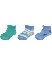 Бебешки хавлиени чорапи Maximo - Цветни, за момче -1