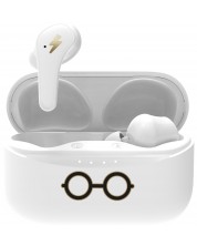 Детски слушалки OTL Technologies - Harry Potter Glasses, TWS, бели -1