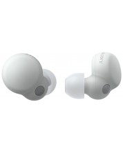 Безжични слушалки Sony - LinkBuds S, TWS, ANC, бели -1