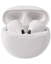 Безжични слушалки Moye - Aurras 2, TWS, бели -1