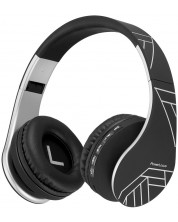 Безжични слушалки PowerLocus - P1, черни/сребристи -1