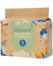 Бамбукови пелени Eco Boom Pure - Размер 5, 12-17 kg, 28 броя
