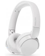 Безжични слушалки Philips - TAH4209WT/00, Bluetooth, бели