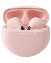 Безжични слушалки Moye - Aurras 2, TWS, розови -1