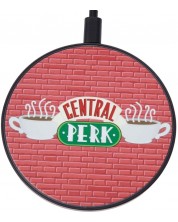 Безжично зарядно Warner Bros - Central Perk Friends, 10W, червено -1