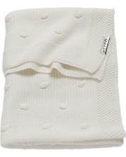 Бебешко одеяло Meyco Baby - 75 х 100 cm, бяло -1