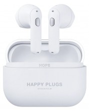 Безжични слушалки Happy Plugs - Hope, TWS, бели -1
