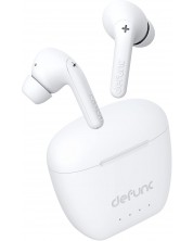 Безжични слушалки Defunc - True Audio, TWS, бели