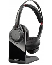 Безжични слушалки Plantronics - Voyager Focus UC USB-C, ANC, черни -1