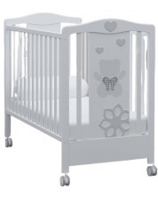 Бебешко креватче Bambino Casa - Felice, grigio