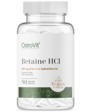 Betaine HCl, 650 mg, 90 капсули, OstroVit -1