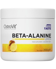Beta-Alanine Powder, лимон, 200 g, OstroVit -1