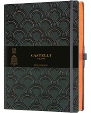 Бележник Castelli Copper & Gold - Art Deco Copper, 19 x 25 cm, линиран -1