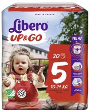 Бебешки пелени гащи Libero - Up&Go 5, 20 броя -1