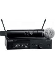 Безжична микрофонна система Shure - SLXD24E/SM58, черна -1