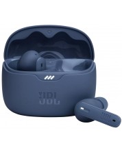 Безжични слушалки JBL - Tune Beam, TWS, ANC, сини