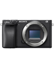 Безогледален фотоапарат Sony - A6400, 24.2MPx, Black