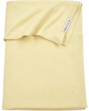 Бебешко одеяло Meyco Baby - 75 х 100 cm, светложълто -1