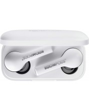 Безжични слушалки Boompods - Bassline, TWS, бели -1