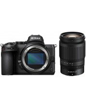 Безогледален фотоапарат Nikon - Z5, Nikkor Z 24-200mm, f/4-6.3 VR, черен