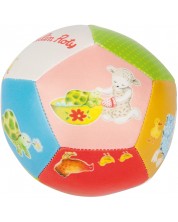 Бебешка играчка Moulin Roty - Мека топка с животни -1