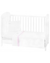 Бебешки спален комплект от 3 части KikkaBoo Dream Big - EU Style, 60 х 120 cm, розов -1